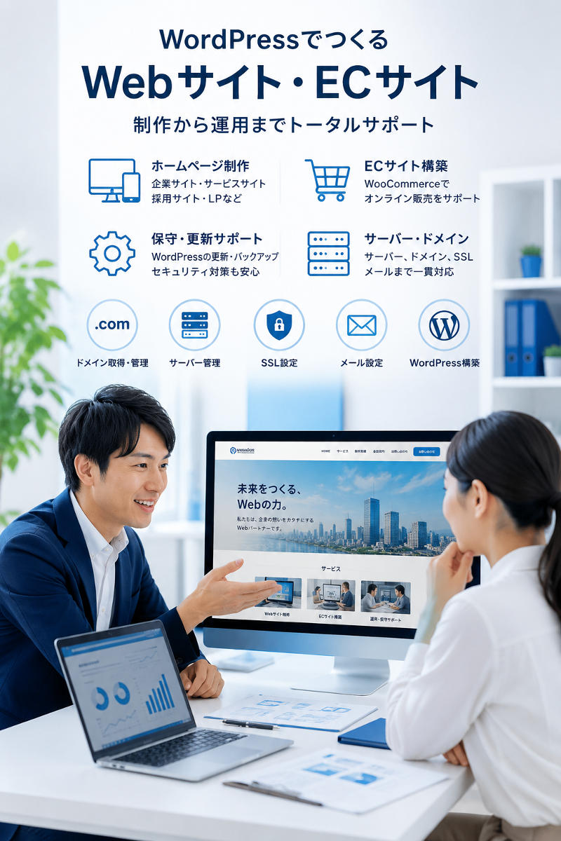 wordpress web ec site